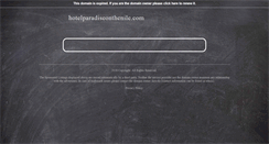 Desktop Screenshot of hotelparadiseonthenile.com